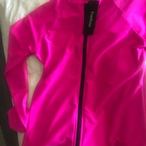 Women’s active wear zip up shirt.